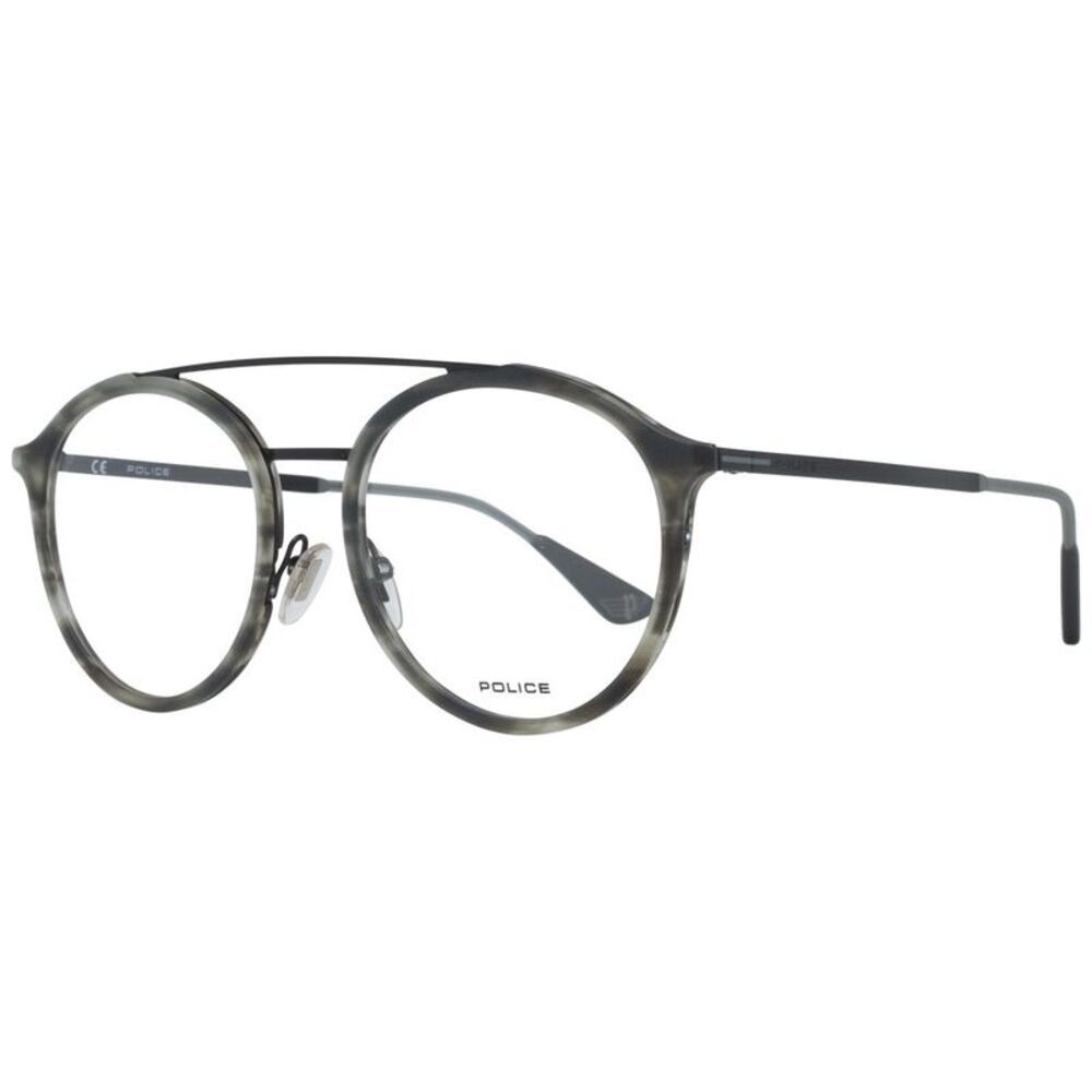Police Gray Metal & Plastic Glasses Men's (Frames)
